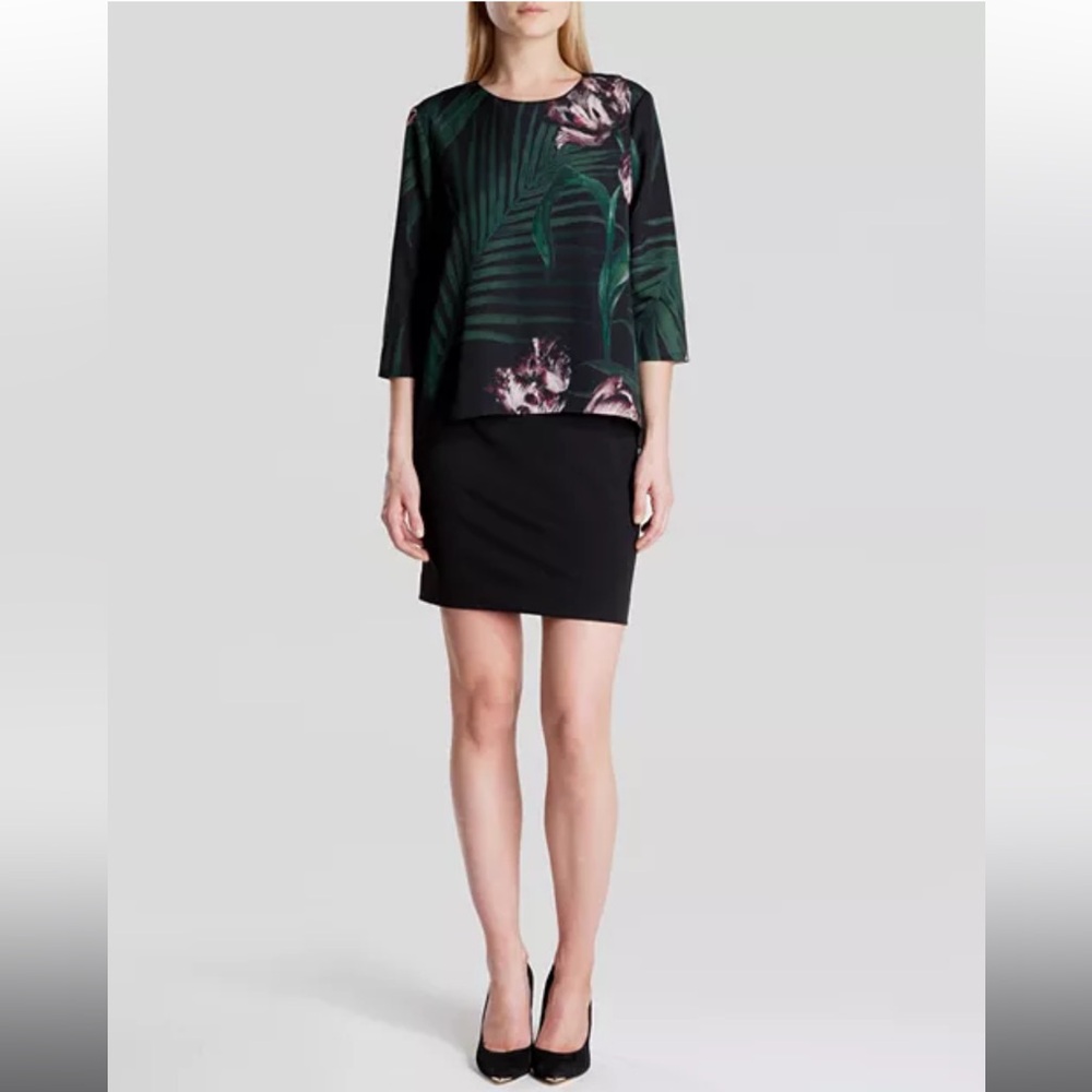 Ted Baker Danetta Palm Floral Dress | Size 2 (6)